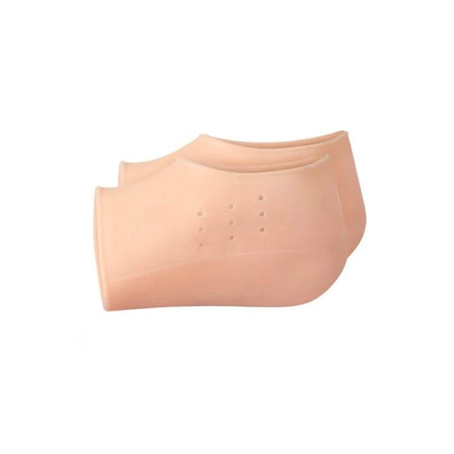 Invisible Height Increasing Insole Silicone Breathable 6.5 cm - discreet skin-tone silicone heel lift with perforated breathable design