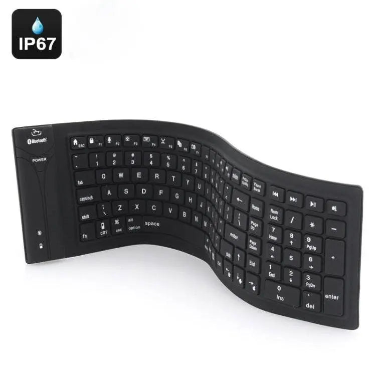 JA-11 108-Keys Foldable Silicone Bluetooth Keyboard Portable