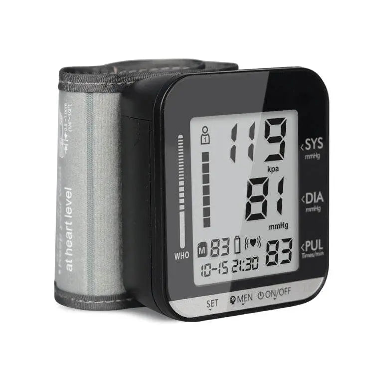 JZ-251A Household Automatic Electronic Sphygmomanometer Smart Wrist Blood Pressure Meter for Easy Monitoring