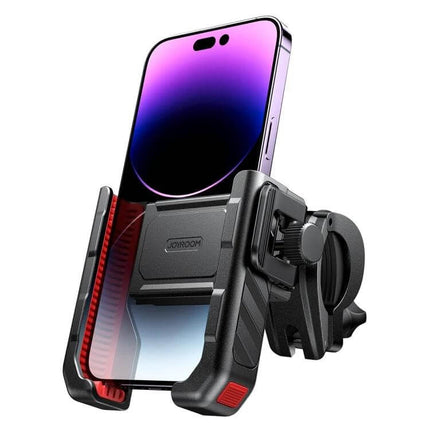 Joyroom Bicycle Phone Mount For 4.7 To 6.8 Inch Phones One Hand Use - Secure bike phone holder with triple protection and camera access