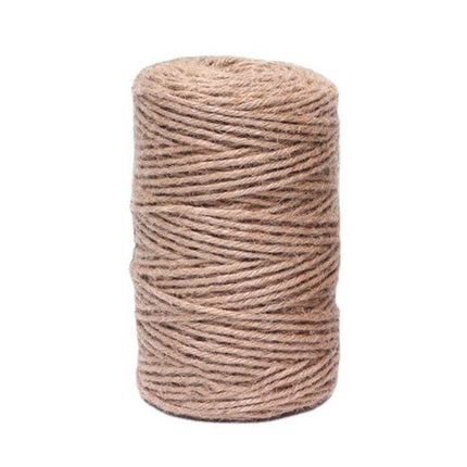 Alt Tag: Jute Braided Cord For Crafts And Lamp Decor 1mm x 400m natural jute roll for lampshade ties, gift wrap, macrame and DIY decor