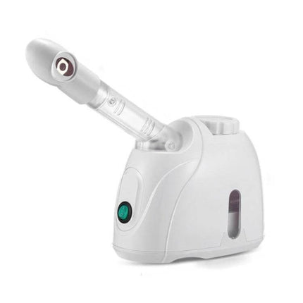K-SKIN Facial Steamer Hot Mist For Home Spa Use Daily white compact unit with angled nozzle and water tank for daily at-home skincare