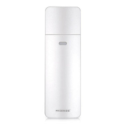 K-SKIN Nano Cool Facial Sprayer Handheld For Refreshing Skin - compact white handheld nano mist sprayer for hydration and cooling on the go