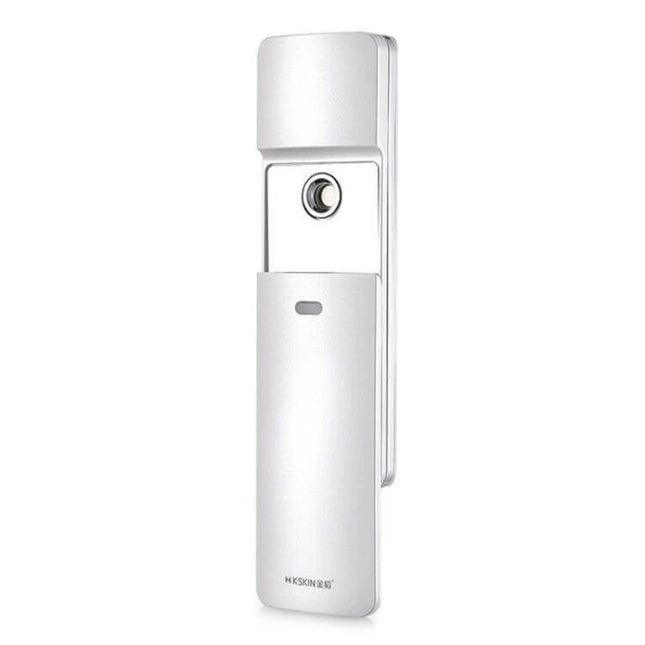 K-SKIN Nano Cool Facial Sprayer Handheld For Refreshing Skin white compact handheld nano mist device for travel and makeup prep