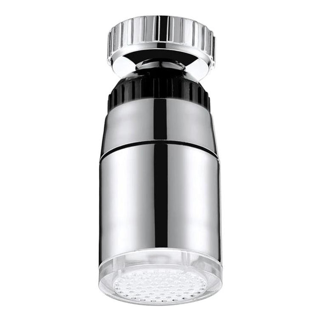 Enhance daily kitchen or bathroom routines with a color-changing faucet light - chrome LED faucet attachment indicating water temperature