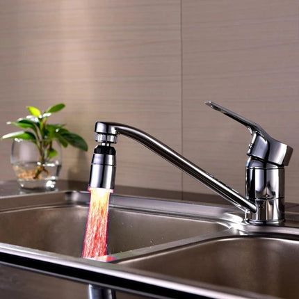 Enhance daily kitchen or bathroom routines with a color-changing faucet light - LED indicator shows water temperature to prevent scalding