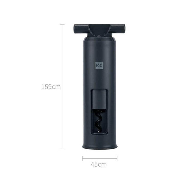 Xiaomi Youpin Huohou Red Wine Bottle Opener for Everyday Use at Home compact black corkscrew 45x159mm plastic and stainless steel 105g