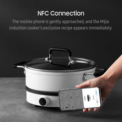 Xiaomi Mijia 2100W Smart Induction Cooker with OLED Display and NFC Control, US Plug