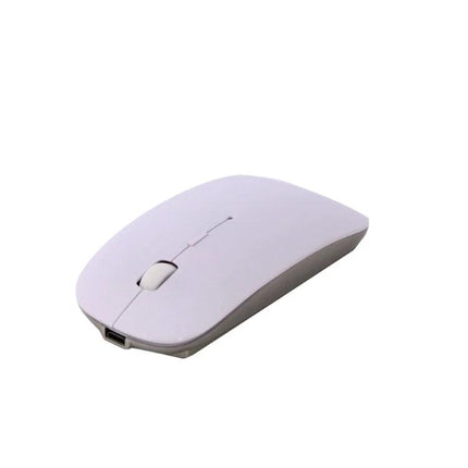 Bluetooth Wireless Mouse for Laptops and Android Devices - slim white Bluetooth 3.0 mouse for travel, precise control for laptops and Android tablets