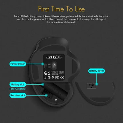 Practical iMICE Wireless Mouse for Daily Office and Gaming Use