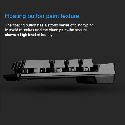 MC Saite Wireless 19-Key Numeric Keyboard for Everyday Computing showing low-profile floating button paint texture and angled side view
