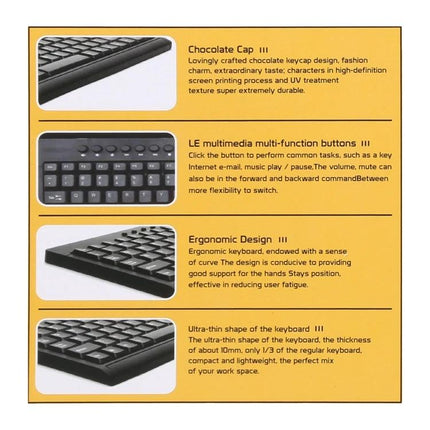 Mini Wired Keyboard with Arabic Layout for Daily Computing - compact USB plug-and-play keyboard with Arabic keys, ergonomic low-profile design