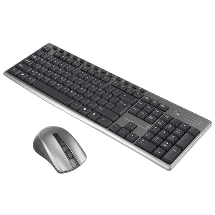 Waterproof Wireless Keyboard and Mouse Set for Office Use, slim spill-resistant wireless keyboard and ergonomic mouse for productivity