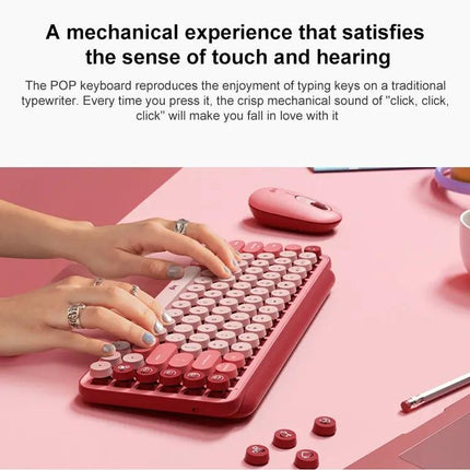 Logitech POP Keys Round Button Bluetooth Mechanical Keyboard