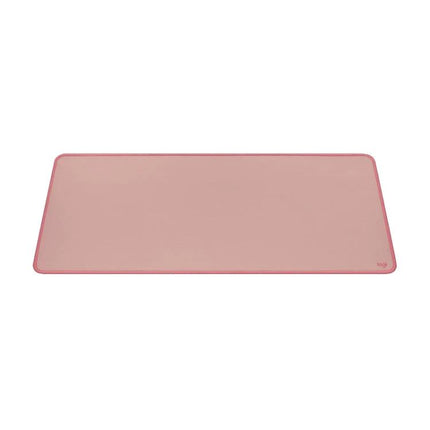 Logitech Soft Cloth Mouse Pad for Comfortable Daily Use in dark rose, soft fabric top and stitched edges for smooth glide