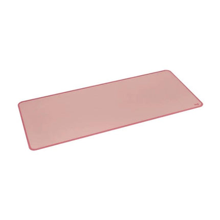 Logitech Soft Cloth Mouse Pad for Comfortable Daily Use in dark rose, soft fabric top for smooth glide and stable desk support