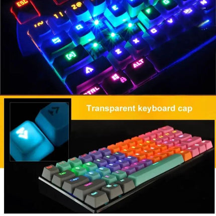 104-Key PBT Double Shot Backlit Keycaps for Mechanical Keyboards