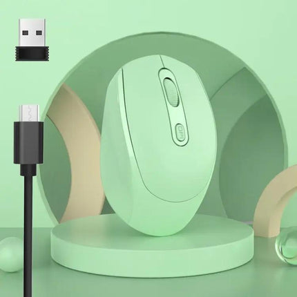 Elegant Wireless Rechargeable Mouse for Office Tasks
