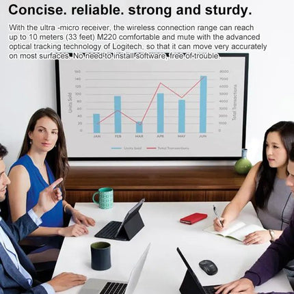 Logitech Wireless Mouse with Ergonomic Design for Comfortable Use