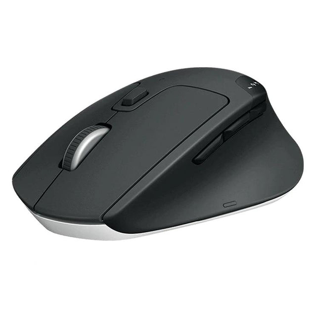 Logitech M720 Wireless Mouse for Multi-Device Connectivity and Comfort — black ergonomic wireless mouse with Bluetooth and Unifying receiver support