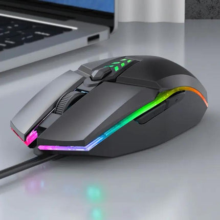 Colorful Wired USB Gaming Mouse for Office and Everyday Use