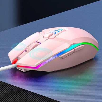 Colorful Wired USB Gaming Mouse for Office and Everyday Use