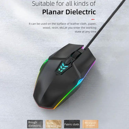 Colorful Wired USB Gaming Mouse for Office and Everyday Use