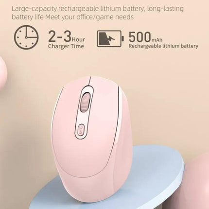 HXSJ Rechargeable Wireless Mouse for Quiet Office Tasks