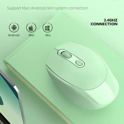 HXSJ Wireless Rechargeable Office Mouse with Ergonomic Design | Syndmart