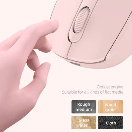 HXSJ Wireless Rechargeable Office Mouse with Ergonomic Design | Syndmart