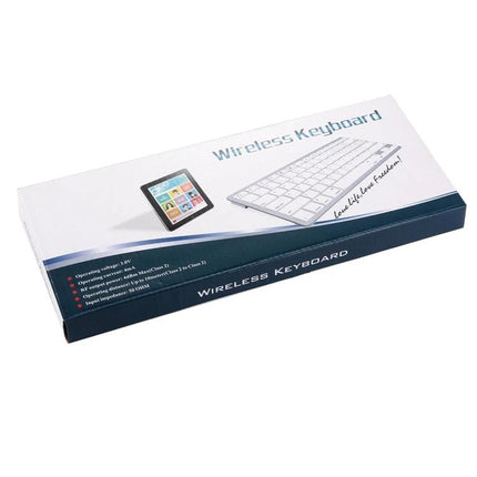 Wireless Bluetooth Keyboard for Computers and Tablets in slim 78-key compact layout for students and remote workers
