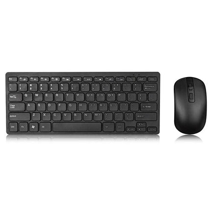 MC Saite Wireless Keyboard and Mouse Set for Daily Computing slim 78-key keyboard and compact wireless mouse in black
