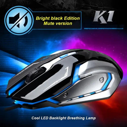 Chasing Leopard K1 Silent Optical Gaming Mouse for Everyday Use