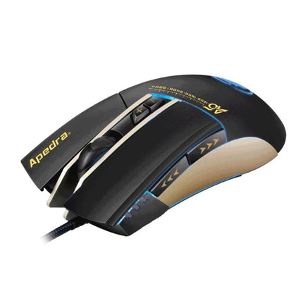 iMICE A5 Wired Gaming Mouse for Everyday Computing and Precision Control - black wired optical mouse with adjustable DPI and ergonomic button layout