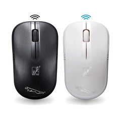 Silent Click 2.4GHz Wireless Optical Mouse - 1600 DPI Mini Mute Mice for Laptop and PC, 30m Range