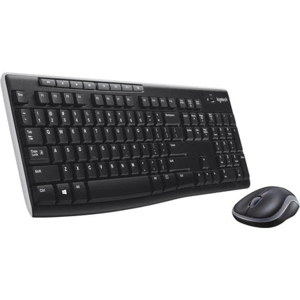 Logitech Wireless Keyboard and Mouse Set for Daily Computing – full-size wireless keyboard with compact mouse, 2.4GHz connection, up to 10m range