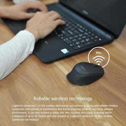 Logitech Wireless Mouse with Comfortable Right-Hand Design
