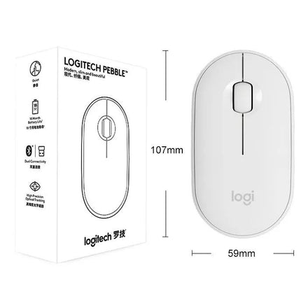 Logitech Pebble Portable Wireless Mouse with Silent Clicks