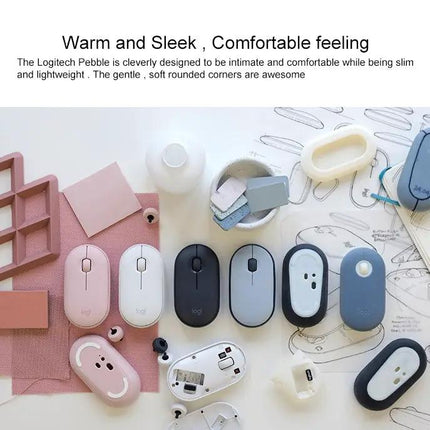 Logitech Pebble Portable Wireless Mouse with Silent Clicks