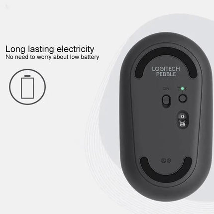 Logitech Pebble Portable Wireless Mouse with Silent Clicks