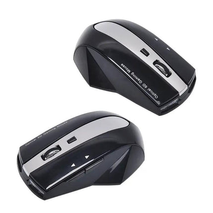 Wireless Rechargeable Optical Mouse with USB Hub for Device Connectivity