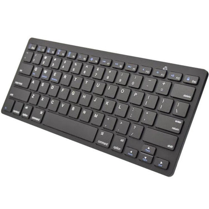 Slim Ultrathin Wireless Keyboard for Portable Daily Typing - compact black Bluetooth keyboard for travel, remote work, and tablet pairing