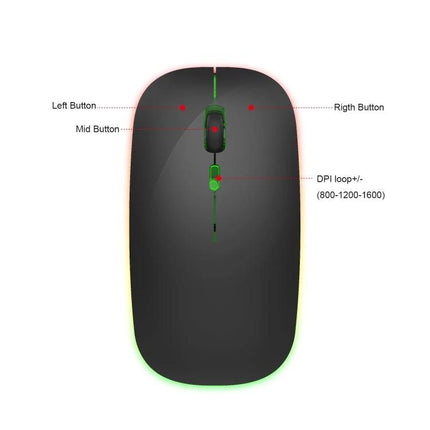 HXSJ M40 Silent Wireless Mouse for Quiet Office Tasks