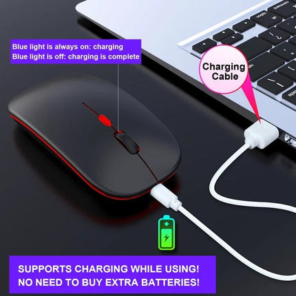 HXSJ M40 Silent Wireless Mouse for Quiet Office Tasks