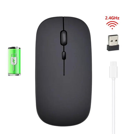 HXSJ Comfortable Wireless Mouse with Silent Clicking for Daily Use