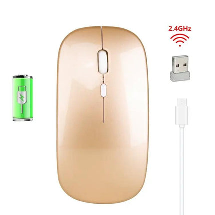 HXSJ Comfortable Wireless Mouse with Silent Clicking for Daily Use