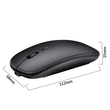 HXSJ Comfortable Wireless Mouse with Silent Clicking for Daily Use