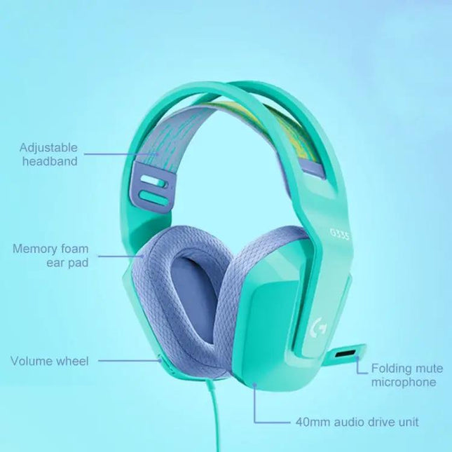 Logitech Foldable Wired Headset With Mic
