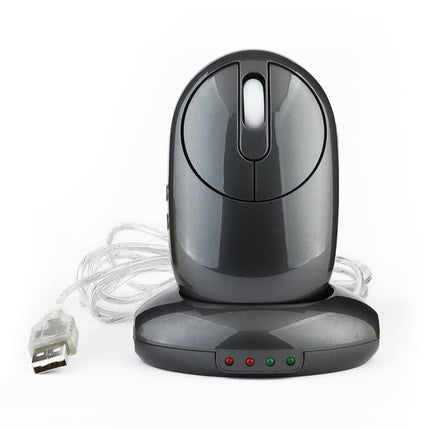 Wireless Rechargeable Mouse with Integrated USB Hub for Computers
