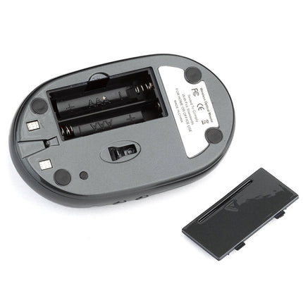 Wireless Rechargeable Mouse with Integrated USB Hub for Computers